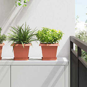 vidaXL 42020328 Square 20x20x16cm