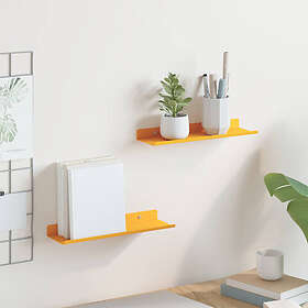 vidaXL Wall Shelf 30x9x2.5cm (2-pack)