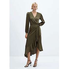 Mango Ruffle Floral Short-sleeved Casual Dress (Jr)