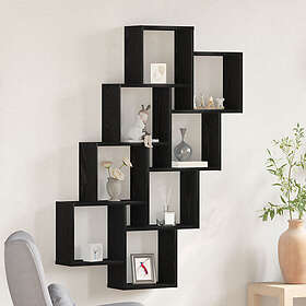 vidaXL Väggmonterad hylla 90x15x119.5cm