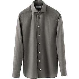 Eton Shirts Herringbone Wrinkle Free Flannel Langærmet Skjorte