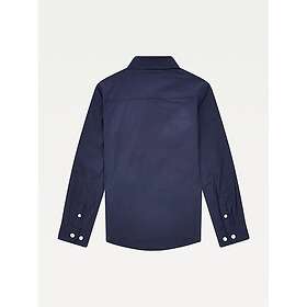 Tommy Hilfiger Ensfarvet Stretch Poplin Skjorte