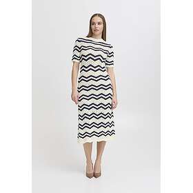 Atelier Reve Irleonora Knit Chevron Midi Dress