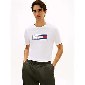 Tommy Hilfiger Logo Jersey Crew Neck Kortærmet T-shirt (Mænd)