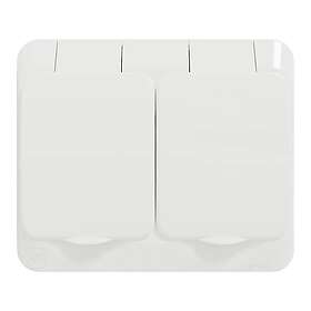 Schneider Electric Aqua-Stark Stikkontakt 2-vejs Jordet 03606486888384