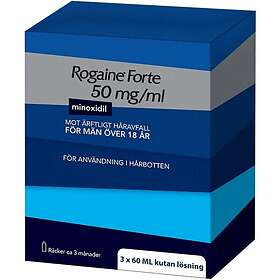 Rogaine Forte Hårbottenlösning 50mg/ml 3x60ml