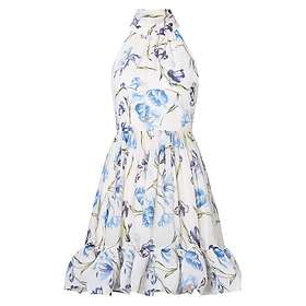 Malina Fern Halterneck Ruffled Minikjole