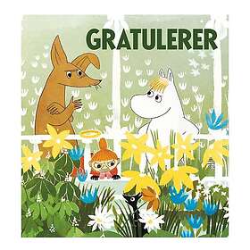 Moomin Dobbelkort Gratulerer 7.5x7.5cm