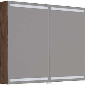 Dansani Spejlskab Inzo Level 80x100 cm Brun