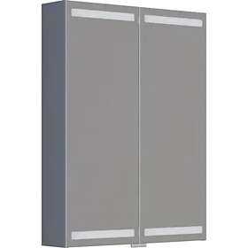 Dansani Spejlskab Inzo Level 80x60 cm, Mat Grå
