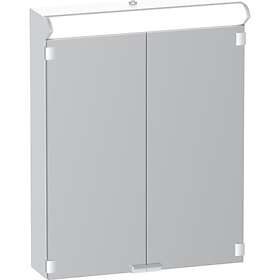 KRISS Spejlskab Skandi 60x70 cm med belysning, Hvid