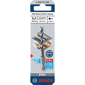 Bosch 2608577568 HSS-G Metalbor 3,3mm