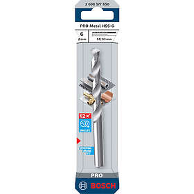 Bosch 2608577650 HSS-G Metalbor 6.0x93mm