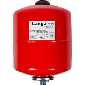 Langå 12L trykekspansionsbeholder opvarmning