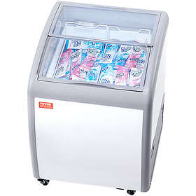 VEVOR Commercial Display Freezer 154L (Blanc)
