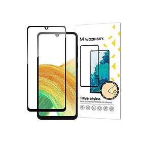 Wozinsky Hærdet Glas Skærmbeskytter med Sort Ramme til Samsung Galaxy A34 5G