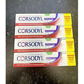 Corsodyl Ultra Clean Følsomt Tandkød Tandpasta 100ml