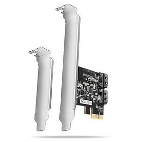 AXAGON PCES-SJ2 PCIe 2x Interne SATA 6G Porte