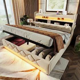 MODFU Lit de Rangement 160x200cm