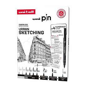 Uni-ball Pin Urban Sketching Box (6-pack)