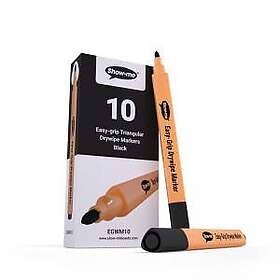 Show-me EGWM10 Whiteboard Marker (Black) 10-pack