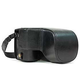 MegaGear MG1201 Ever Ready Äkta Läderfodral och Rem med Batteriåtkomst