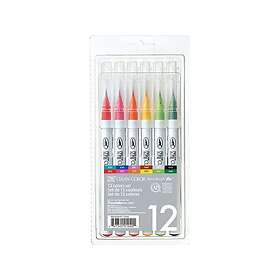 ZIG Clean Color Real Brush Penselpen 12-pak