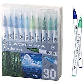 ZIG Clean Color Real Brush Penselpen 30-pak