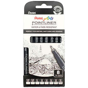 Pentel S20P-8ST2 Pointliner Set