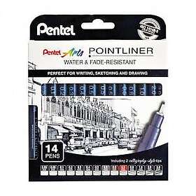 Pentel YS20P-14 Pigment Liner Sæt