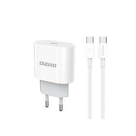 Dudao A14EUC PD Vægoplader med Kabel 20W