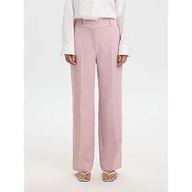 Selected Rita Mid Waist Wide Byxor (Dam)