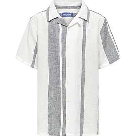 Only & Sons Osjcaiden Life SS Stripe Hør Reso Skjorte