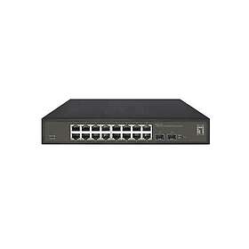 LevelOne GES-2118 Administrert L2 Gigabit Ethernet Switch