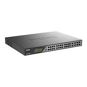 D-Link DSS-200G-28MPP Administrert Switch