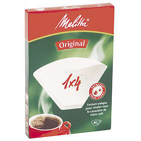 Melitta 1X4 Filtre à Café 40st