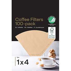 Clas Ohlson 1x4 Kahvisuodatin 100pack