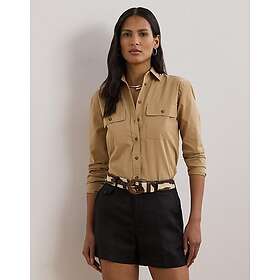 Ralph Lauren Lauren Relaxed Fit Featherweight Bomuldsskjorte (Dame)
