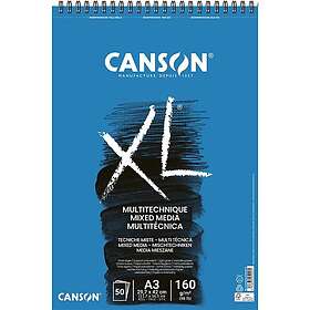 Canson Origami Papir 50 ark Blandet Medie 160g A3 (Hvid)