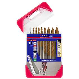 TIVOLY 11457170001 Metallborrset 1-10mm 10pcs
