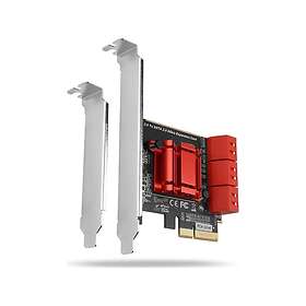 AXAGON PCES-SA6 PCIe-kontroller 6x Intern SATA 6G-port