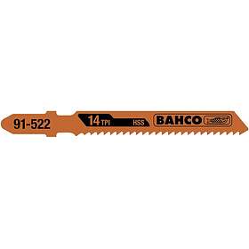 Bahco 91-7V1-5P Sticksågblad 132mm 10/14TPI Bi-Metall 5-pack