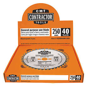 CMT Contractor Cirkelsavsklinge 250x2.6x30mm 40T 5-pack