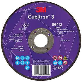 3M Cubitron 3 Skæreskive 125x1.3mm 7100304304