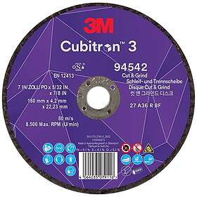 3M Cubitron 3 Slibeskive 180x4.2mm Metal 7100303972