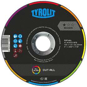 Tyrolit Basic Cut-All Disque à Tronçonner 125x1x22.23mm 60 Grit