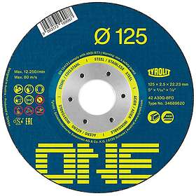 Tyrolit F42 Slibeskive 125x3mm A30Q-BFO