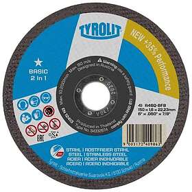 Tyrolit Kapskiva Basic 2in1 178x1.6x22.23mm A46Q-BFB 41C