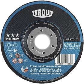 Tyrolit Premium 27E Slibeskive 178x7mm A24Q-BFX
