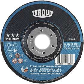 Tyrolit Premium 27E Slibeskive 178x8mm A24Q-BFX